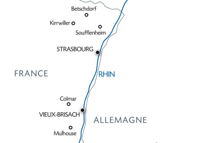  Marchés de Noël en Alsace (formule port/port), 4 jours - MNO_PP