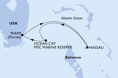 carte Caraïbes et Antilles, 5 jours