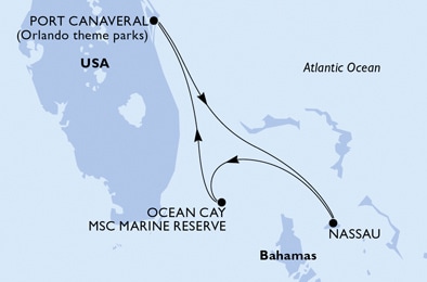 carte Caraïbes et Antilles, 4 jours